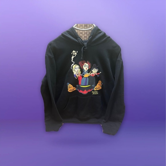 Disney Black Hocus Pocus Graphic Hoodie size XL - Picture 1 of 10